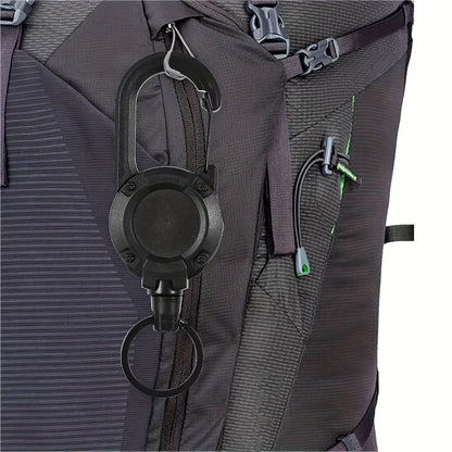 Retractable Keychain – Badge Reel with Carabiner Clip for Bags