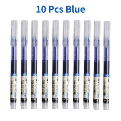 10 Pack Color Gel Pens 0.5mm Quick Dry for Writing and Note Taking
