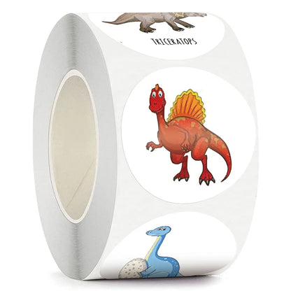 Dinosaur Stickers for Kids – 100 to 500 Teacher Reward Stickers
