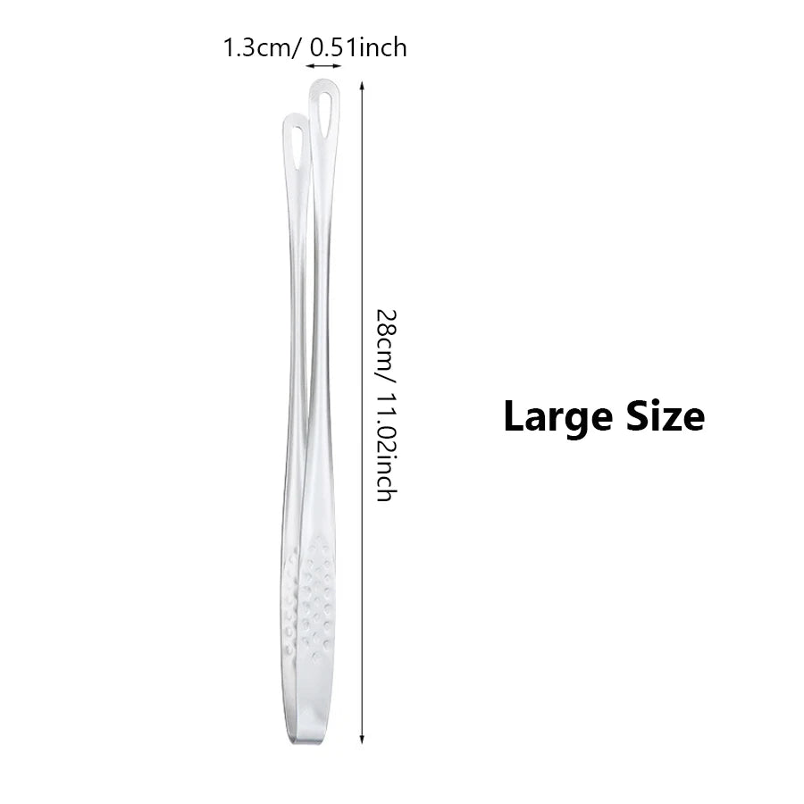 Stainless Steel Kitchen Tongs for BBQ, Cooking & Serving