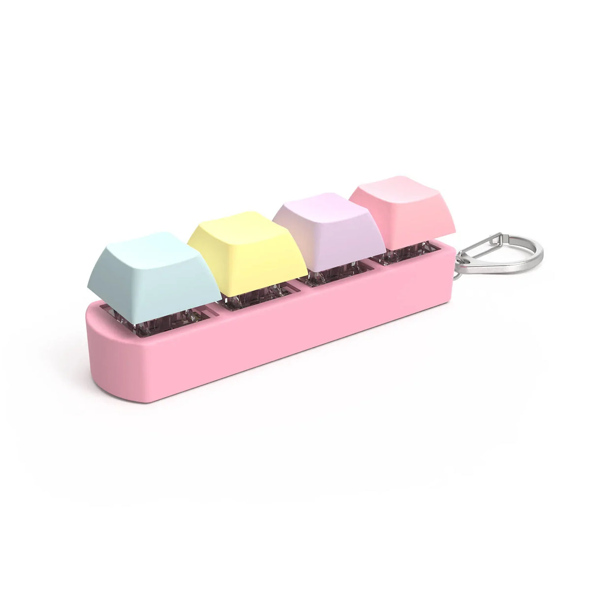 Keyboard Fidget Toy – 4 Key Mechanical Keychain Fidget