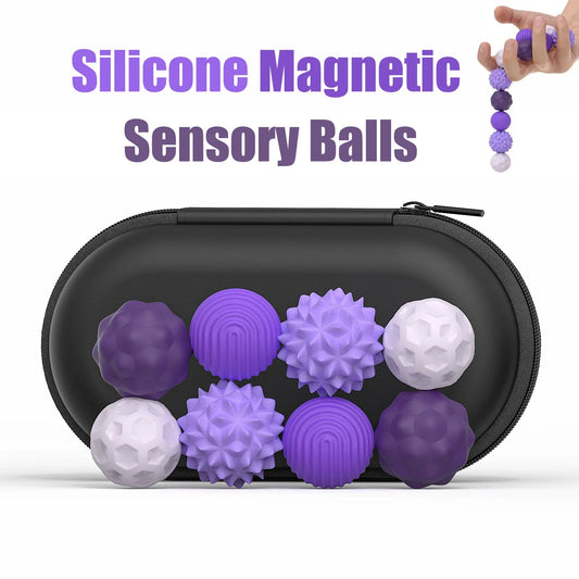 Magnetic Sensory Balls – Silicone Fidget & Sensory Toy