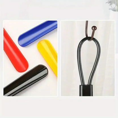 Extra Long Handle Shoe Horn – Flexible No Bend Shoe Helper
