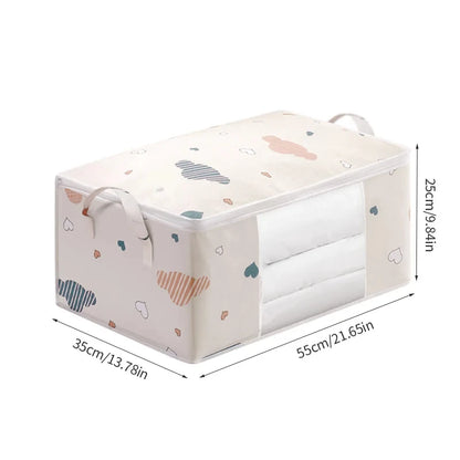 Quilt Storage Bag – Large Clothes Organizer for Home Storage