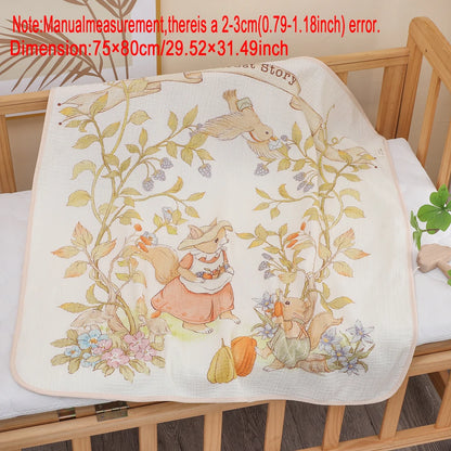 Baby Bath Towel – Soft Cotton Gauze Towel for Newborns