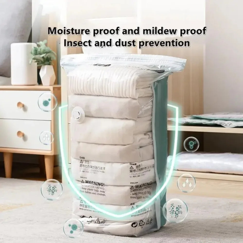 Vacuum Storage Bags – Reusable Compression Storage for Clothes