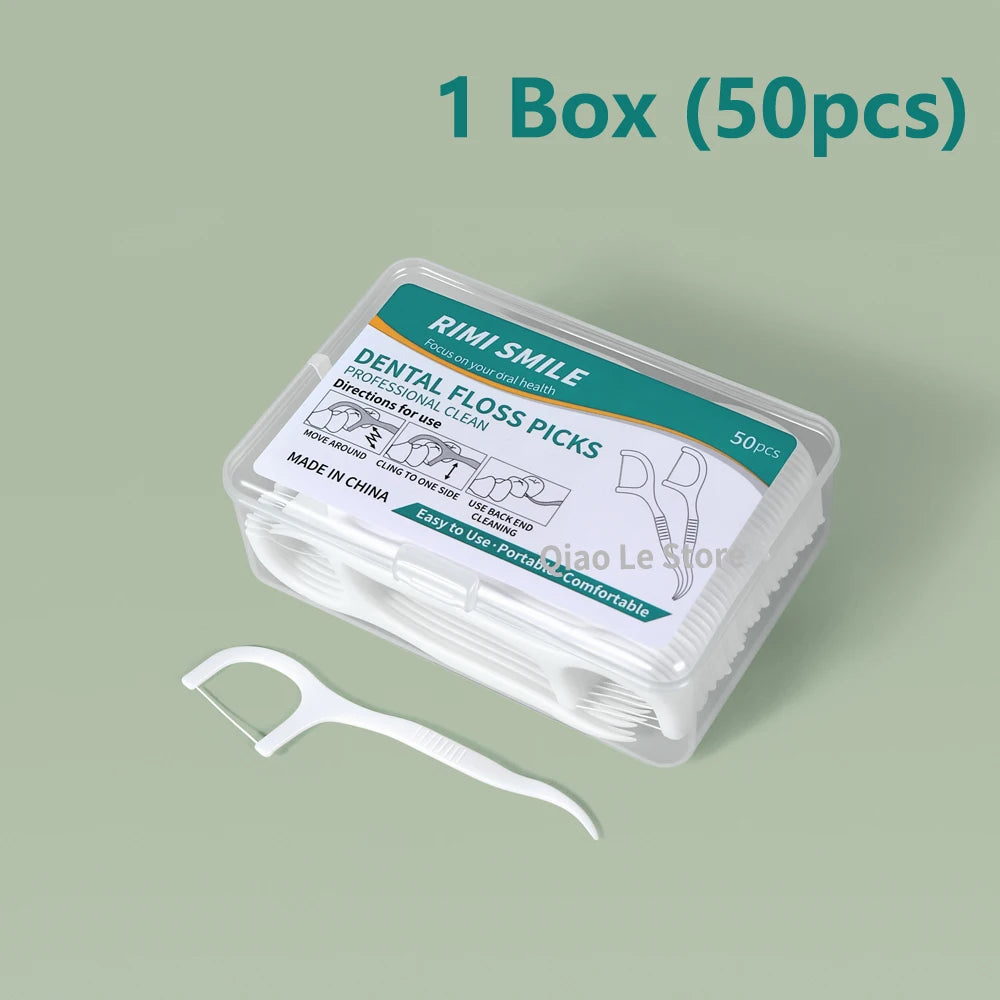 Dental Floss Sticks – Portable Disposable Oral Care Floss
