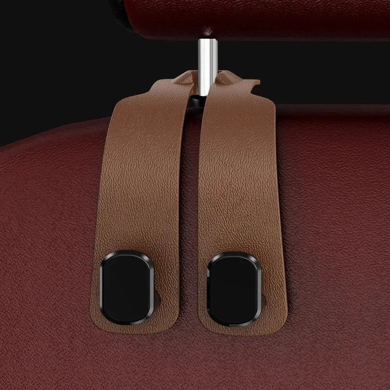 Car Headrest Hook – Universal Seatback Bag Holder