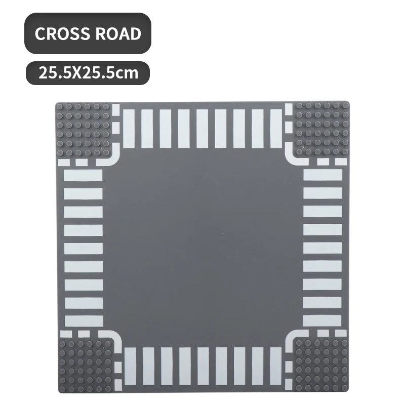 Base Plate 32*32 Building Block Sets City View Traffic Road Figures Construction Toys Bricks Dots Plastic Baseplates For Youths