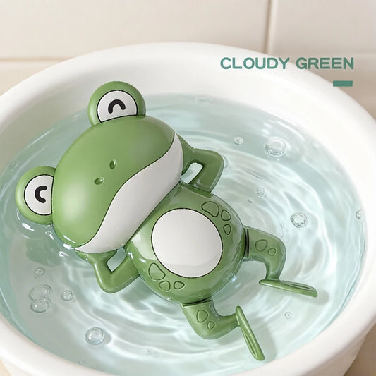 Wind Up Bath Toy – Swimming Frog Water Play Toy