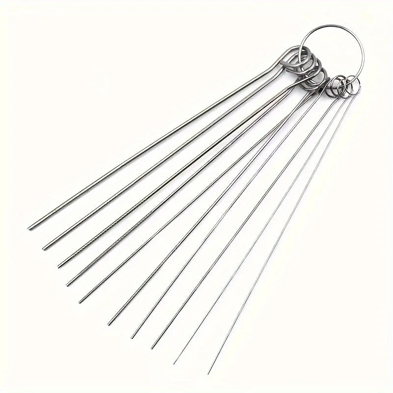 Shower Head Cleaning Brush Set, Stainless Steel Needle Tools 10pc