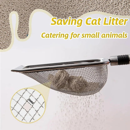 Stainless Steel Cat Litter Scoop – Rust-Resistant Waste Removal Tool