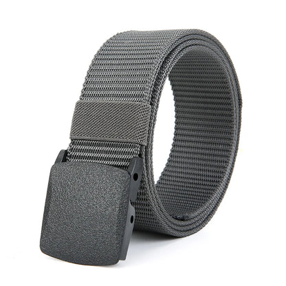 Men's Tactical Nylon Belt with Automatic Buckle for Outdoor Use