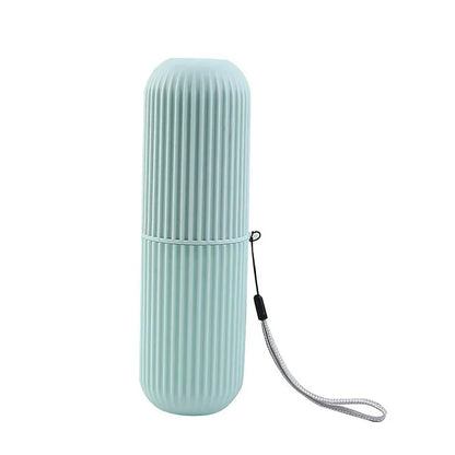 Toothbrush Travel Case with Protective Holder and Ventilation