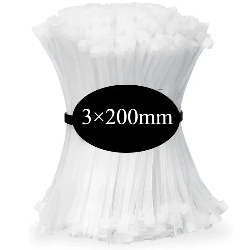 Nylon Cable Ties Self Locking Zip Ties for Cable Management