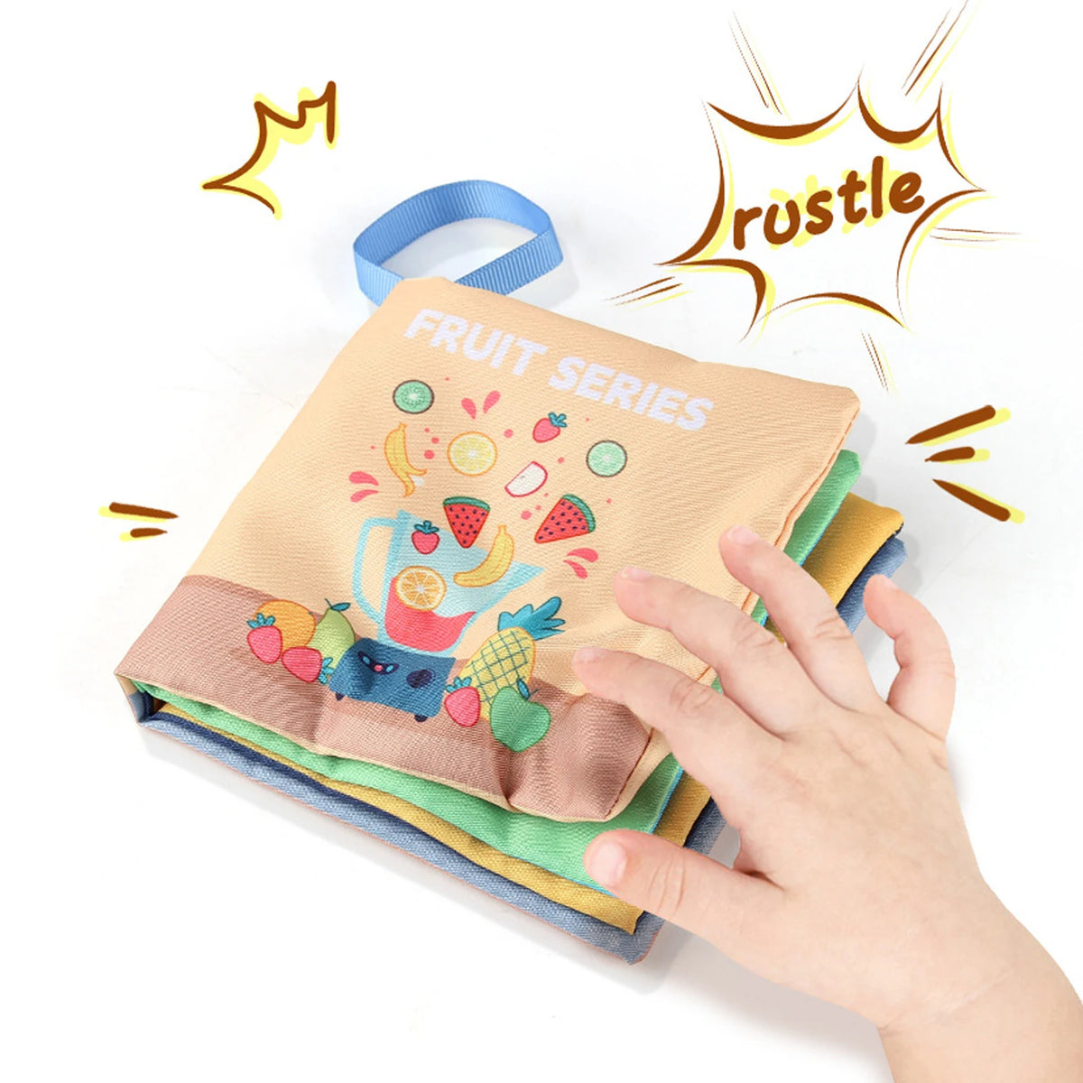 Baby Sensory Book – Soft Touch & Feel High Contrast Learning Toy