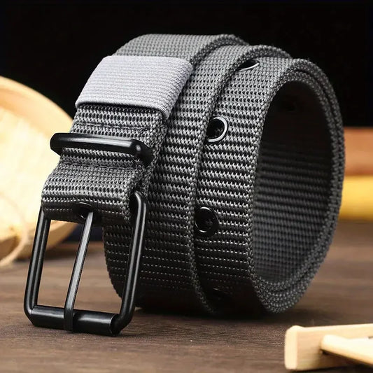 Tactical Canvas Belt with Quick-Release Buckle for Everyday Wear