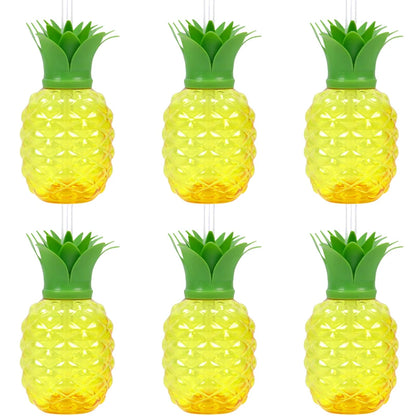 Tropical Drink Cups – Pineapple, Coconut & Strawberry Party Set