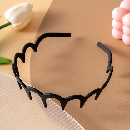 U Shape Headband Non Slip Teeth Hair Hoop for Fluffy Hair Volume