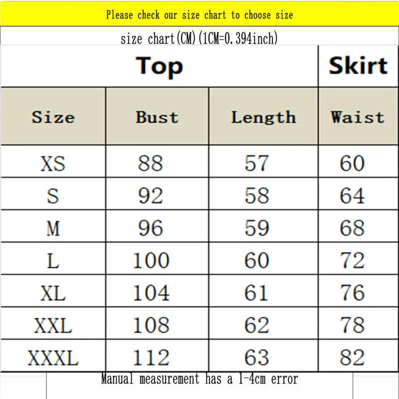 Women’s Anime Cosplay Costume – Kimono Top & Skirt Dress-Up Set