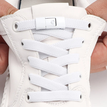 No Tie Shoe Laces with Press Lock for Kids and Adults