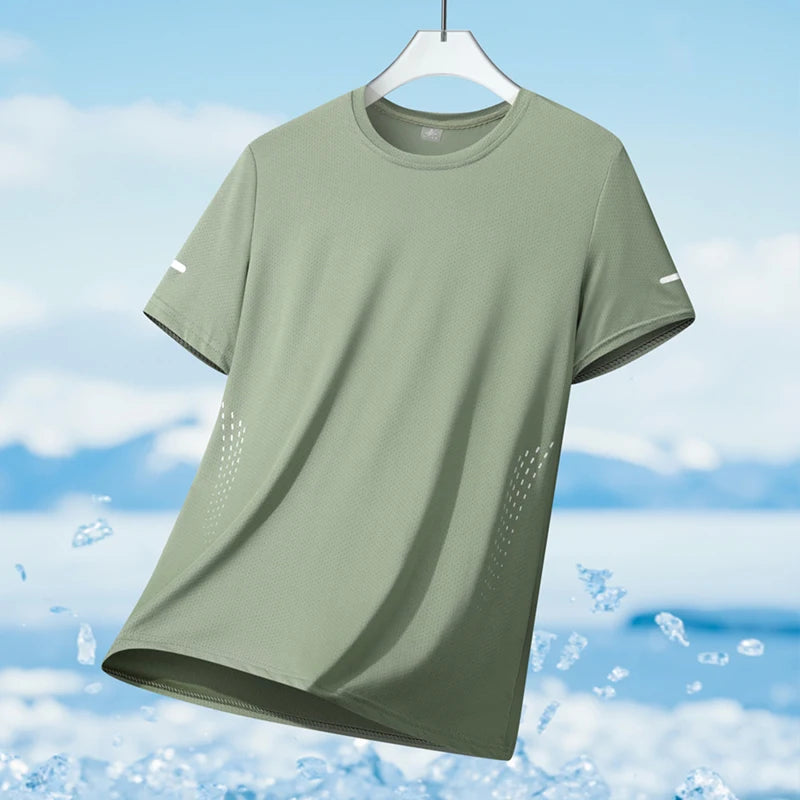 Men's Running Shirt – Quick Dry Breathable Sports T-Shirt