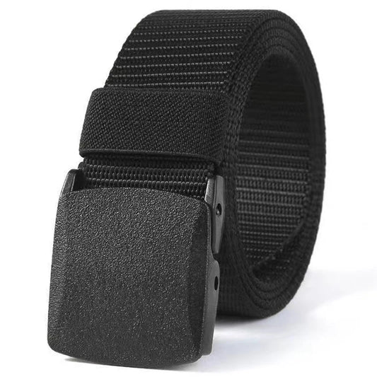 Men's Tactical Nylon Belt with Automatic Buckle for Outdoor Use