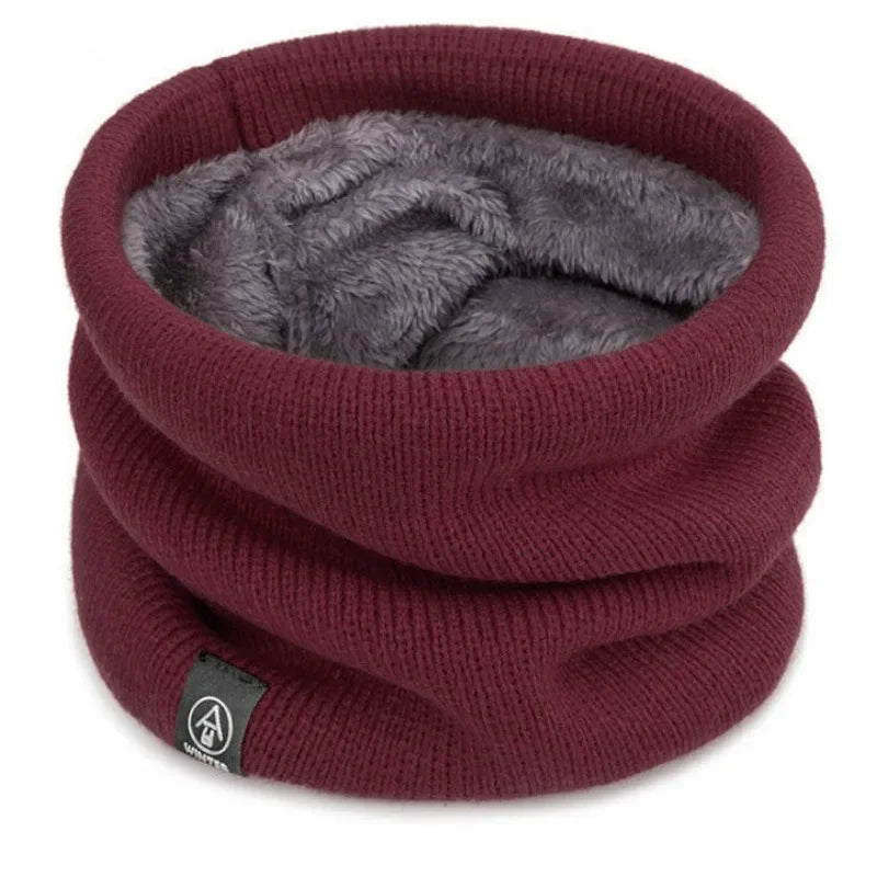 Knitted Neck Warmer for Winter Running Hiking and Outdoor Sports