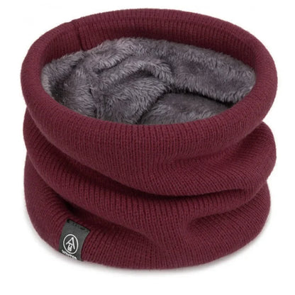 Knitted Neck Warmer for Winter Running Hiking and Outdoor Sports