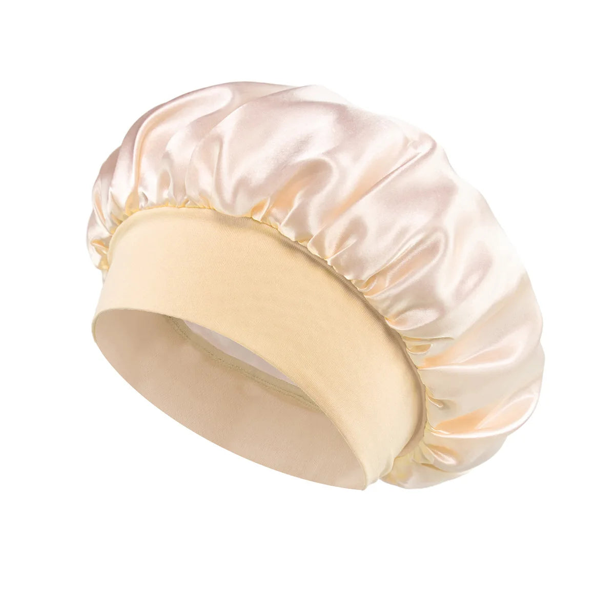 Satin Hair Bonnet for Sleeping – Large Silk Lined Hair Wrap Cap