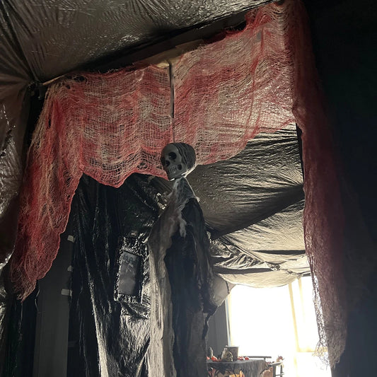 Halloween Gauze Decorations – Bloody Cloth for Haunted House