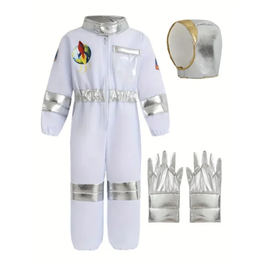 Kids Astronaut Costume – Space Suit Halloween Dress-Up Set
