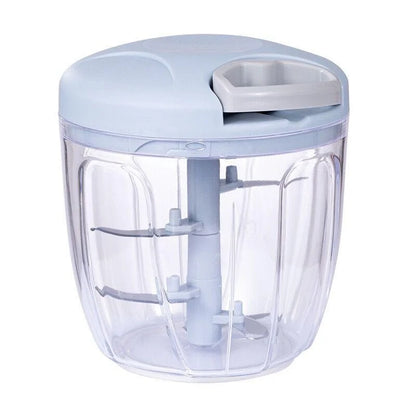 Manual Garlic Chopper – 500/900ml Hand Pull Food Mincer