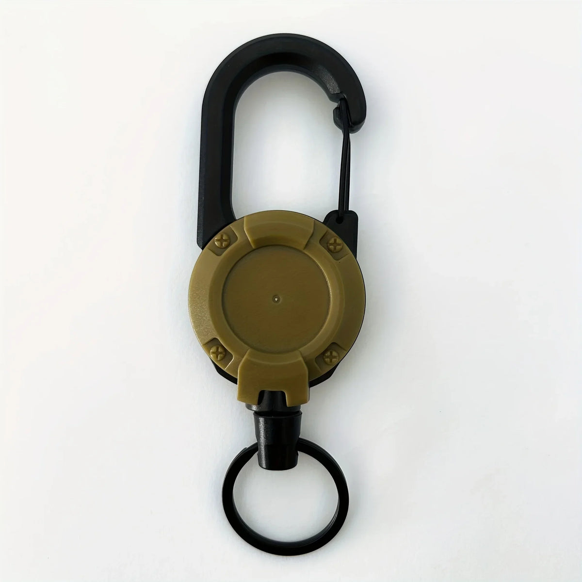 Retractable Keychain – Badge Reel with Carabiner Clip for Bags