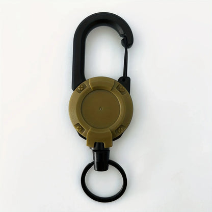 Retractable Keychain – Badge Reel with Carabiner Clip for Bags