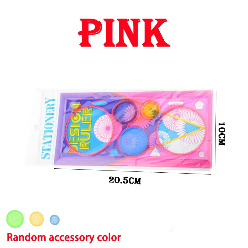 Spirograph Drawing Set – Geometry Stencils for Creative Art