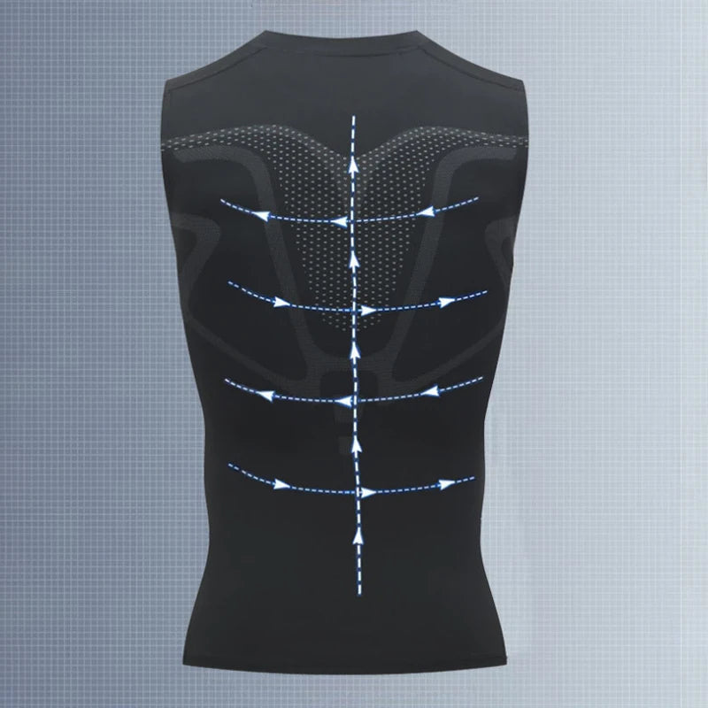 Men's Compression Tank Top Sleeveless Quick Dry Gym Workout Shirt