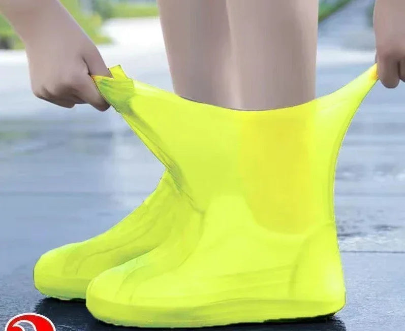Waterproof Shoe Covers Reusable Rain Overshoes for Adults
