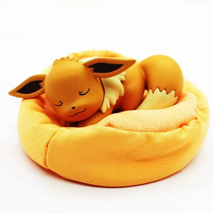Miniature Animal Figures Set – Sleeping PVC Collectible Models