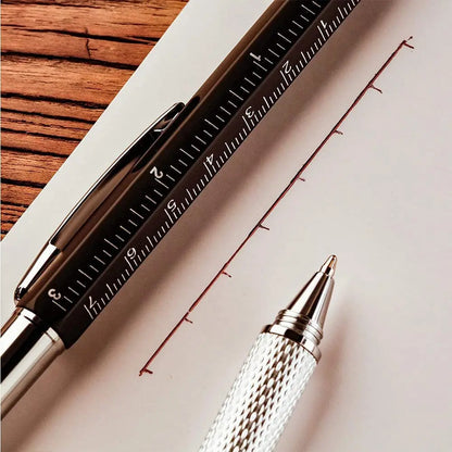 7 in 1 Multifunction Pen with Stylus, Ruler & Screwdriver