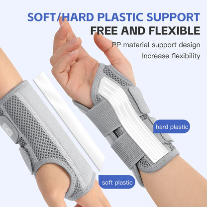 Wrist Brace with Adjustable Straps for Everyday Hand Support