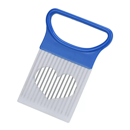 Onion Slicer Holder Stainless Steel Vegetable Cutting Guide