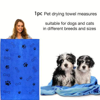 Microfiber Dog Towel – Quick Dry Absorbent Pet Bath Towel