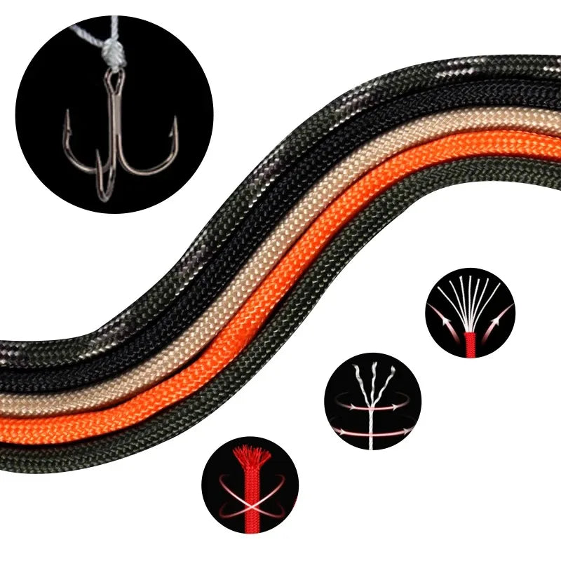 550 Paracord Rope 4mm 7 Strand Cord for Camping and DIY