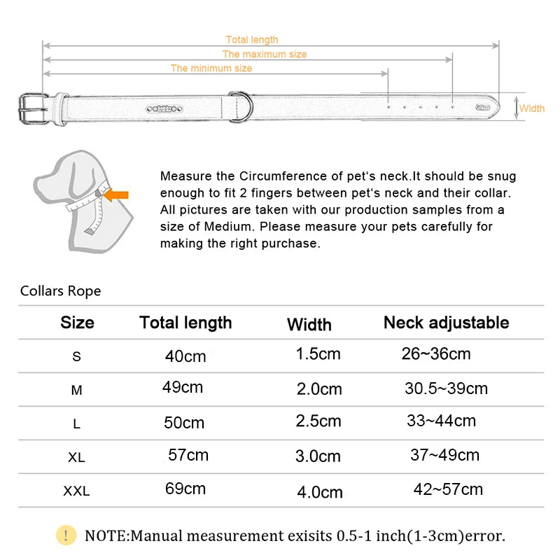 Nylon Dog Collar – Solid Breakaway Collar for Dogs