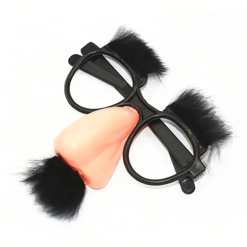 Halloween Costume Glasses with Eyelash, Nose & Beard