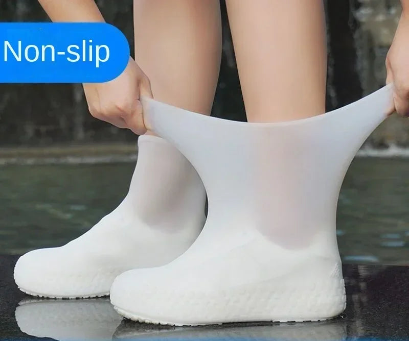 Waterproof Shoe Covers Reusable Rain Overshoes for Adults