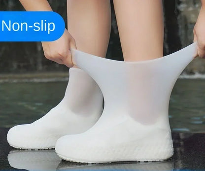 Waterproof Shoe Covers Reusable Rain Overshoes for Adults