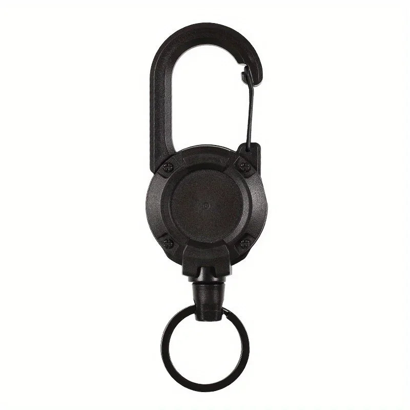 Retractable Keychain – Badge Reel with Carabiner Clip for Bags