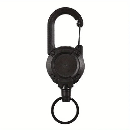 Retractable Keychain – Badge Reel with Carabiner Clip for Bags
